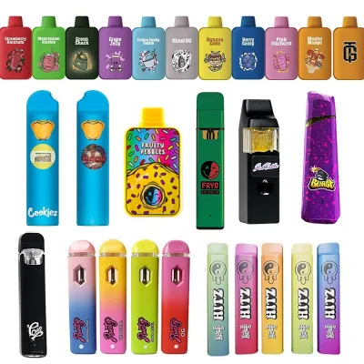 VAPE Pen Envío rápido en Stock Cookies Cámara doble Jungle Boys Clear Tank Favoritos 2 Gram Packman Pod Fryd Dabwoods de donut vacío desechable