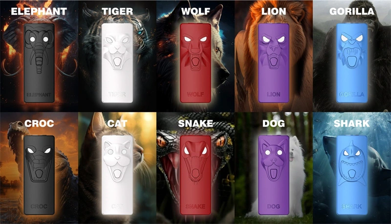 Yocan Kodo Animal Built-in 900mAh Battery 10 Sec Preheat Mod Variable Voltage Fit 510 Thread Cartridges Vaporizer E Cig Wholesale Vape Pen