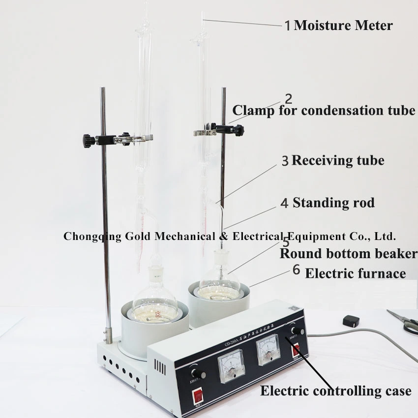 ASTM D95 Dean and Stark Apparatus Water Content Tester Moisture Meter