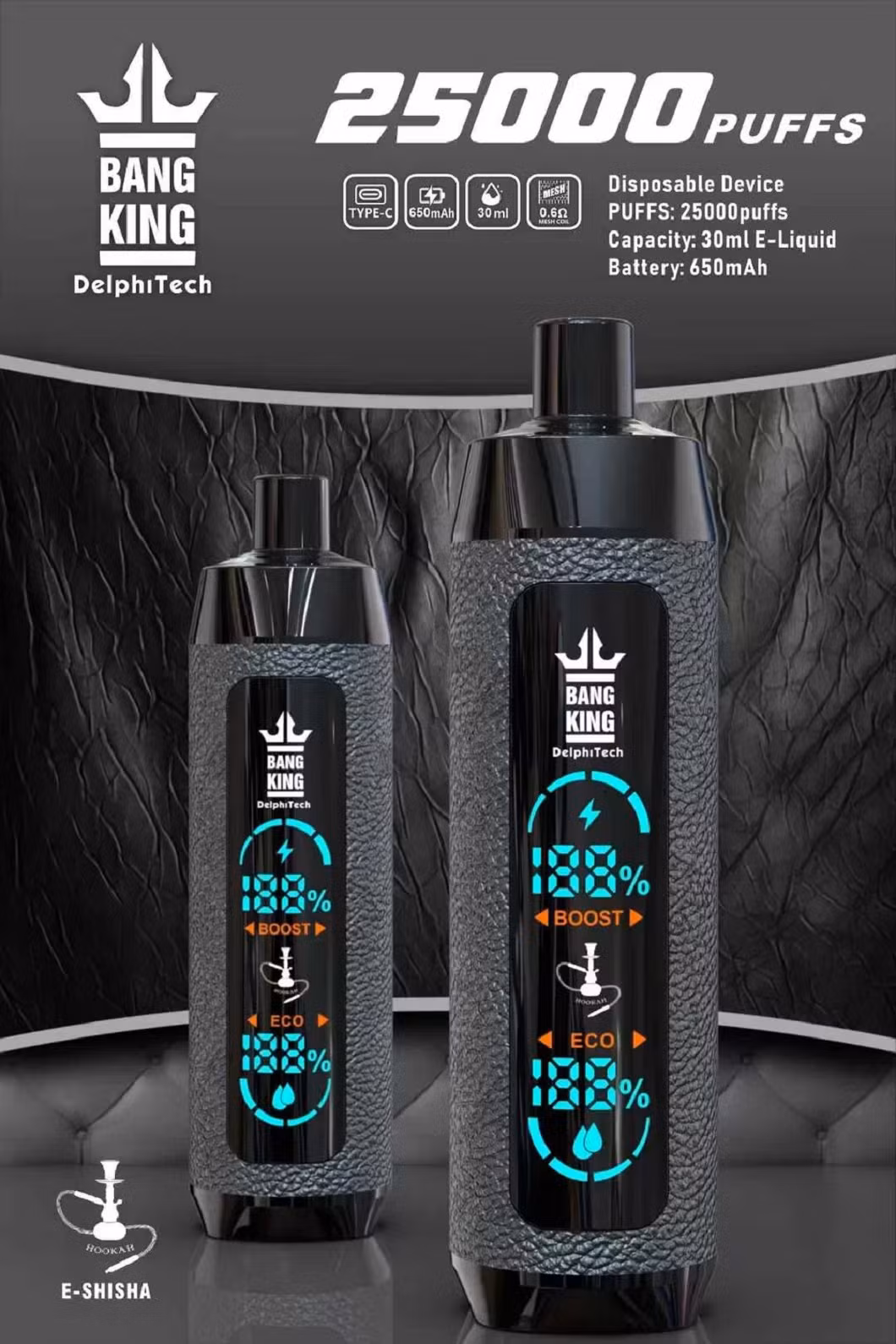 2024 New Disposable Pod Bang Box Vape Factory Vaper 25000 Puffs Rechargeable Electronic Cigarette Wholesale Puff Bar Dual Flavor Vaping 25K Online Shopping