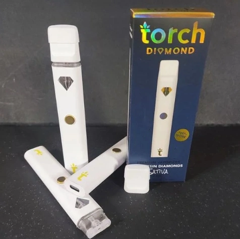 Disposable E-Cigarettes Vape Pen 320mAh Empty 2.0ml Rechargeable Prefilled Cart Thick Oil Packwoods X Torch Diamond Disposable Vape