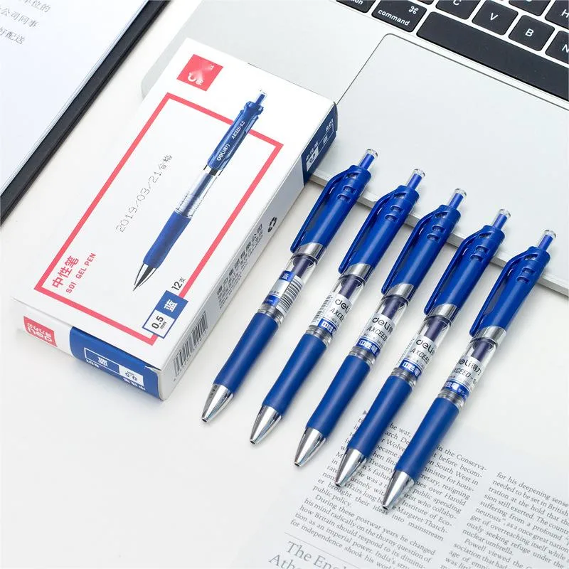 Neutral Pen Student Exam 0.5mm Bullet Black Office Stationery Gel Pen