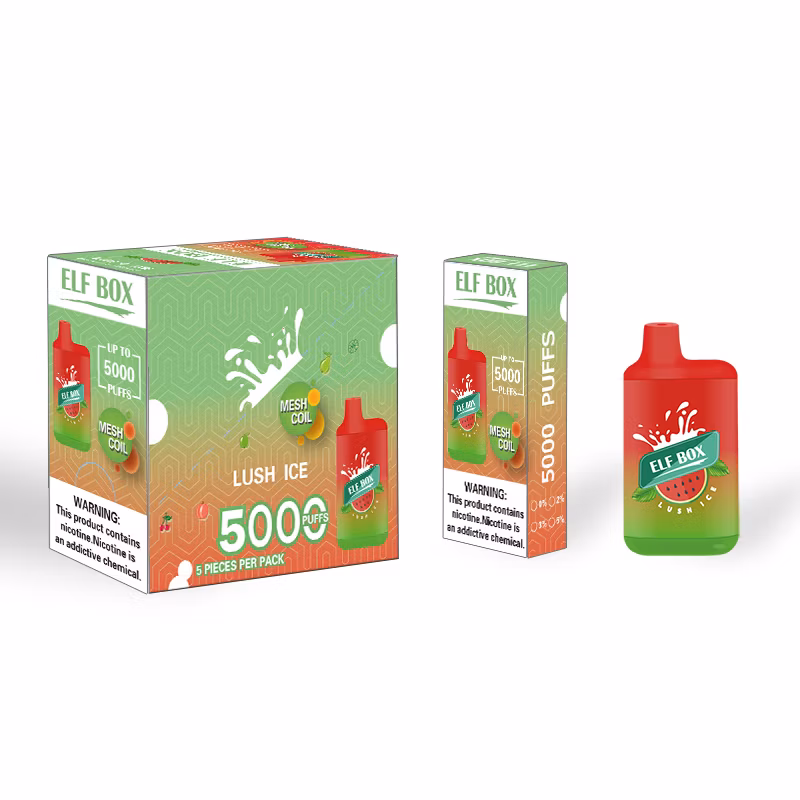 Doloda Elf Box Disposable Electronic Cigarette Pod Device 5000 Puffs 650mAh Battery 12ml Prefilled Cartridge Vape Pen Vs Esco Bars