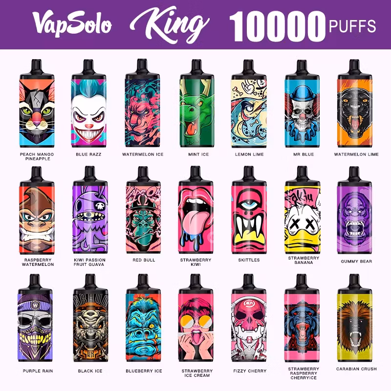 Wholesale Price Vapsolo King Electronic Cigarette Saudi Arabia Vapes 10000 Puffs Disposable Vaporizer