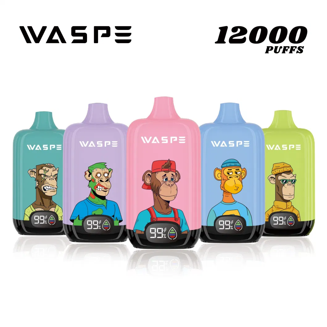 Spain Italy Germany Fast Shipping Waspe Puff 20000 Puffs Digital Bang Box 25ml Puff 25K 20K 15K Randm Disposable E Cigarette Wholesale I Vape