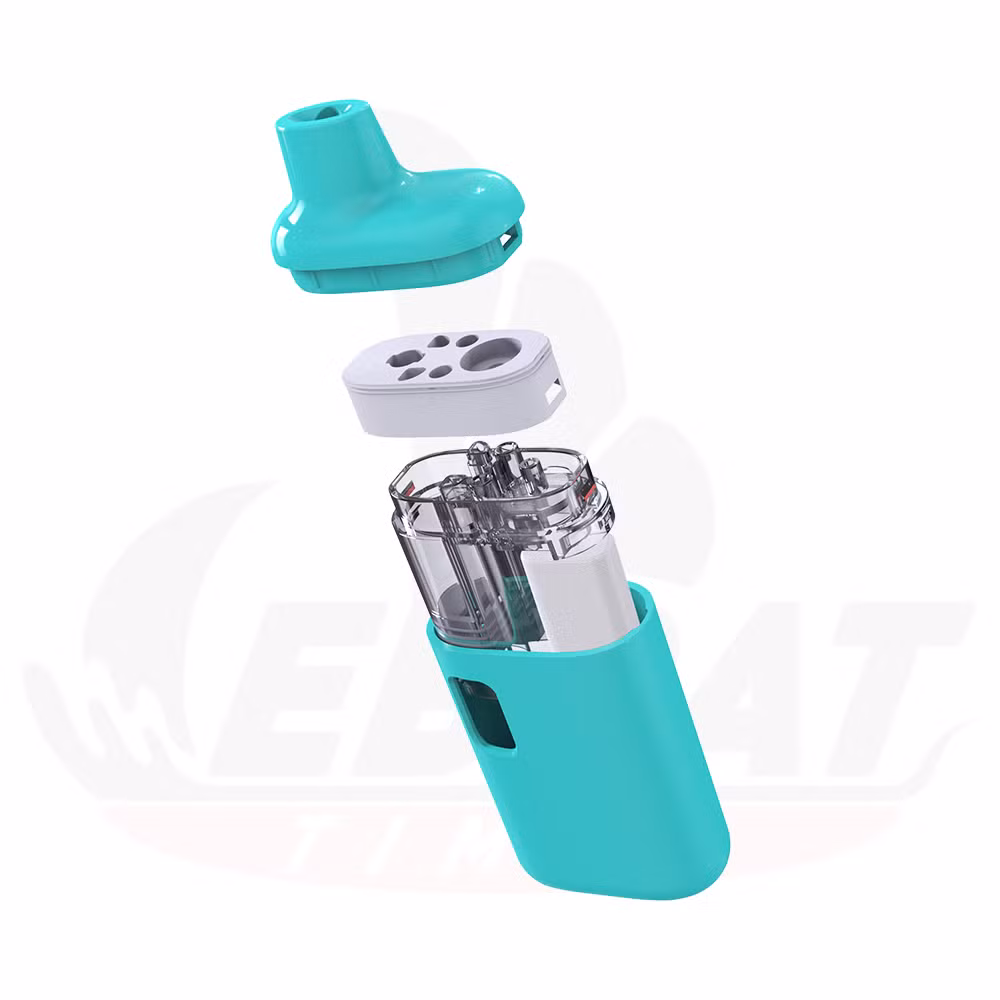 Box Shape Ceramic Coil Disposable Distillate 1g Live Resin Thick Oil Pod Postless Vape Custom Color Disposables