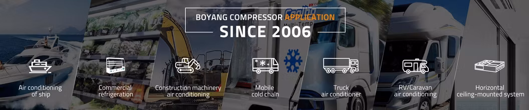 Caravan Aircon Compressor for Truck Cabin Air Conditioner and Travel Trailer Special Transportation Air Conditioning