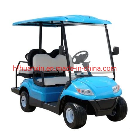 Hxa-2+2 Electric Golf Cart 25km/H with Grass Tires