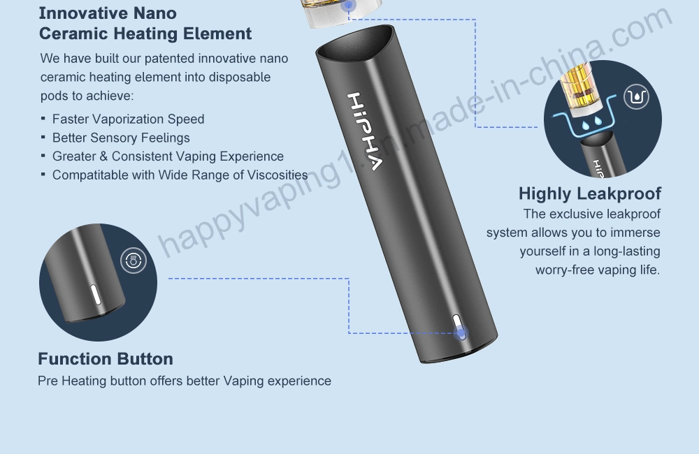 Happy Vaping Ciglikes Nano Ceramic Heating Thick Formulations 2 Ml/ 3ml Fit with Thick Oil &amp; Wax Oil UK Cigarette Brands