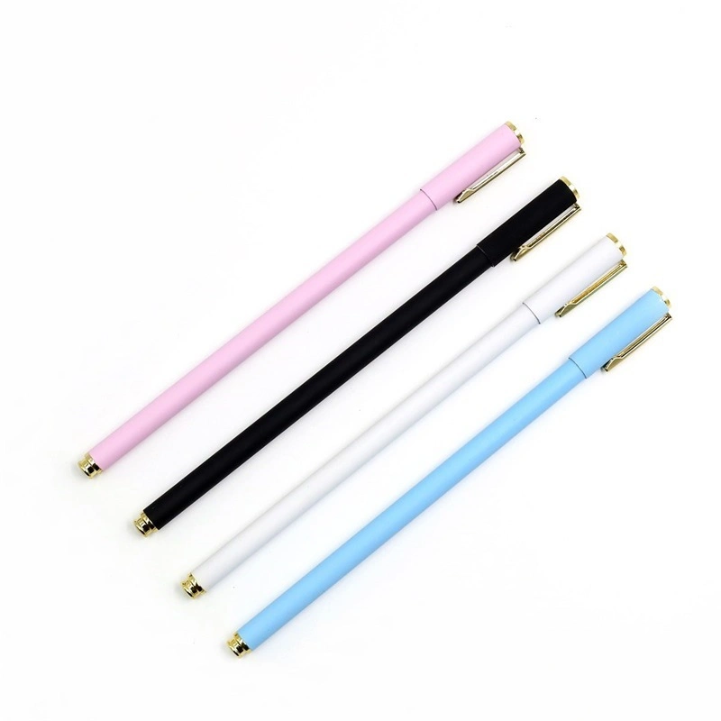 Metal Gel Black Signature Office Stationery Gift Pen