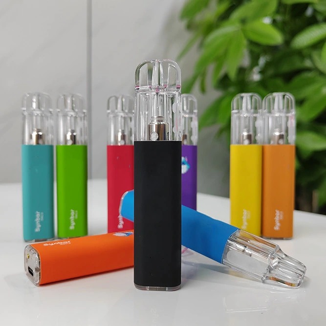 Shenzhen E Cigarette Empty 4000 Puffs OEM Vaporizer 2ml Refillable Pod Vape System Rechargeable Vape Kits 2.0mi Refillable Pod System