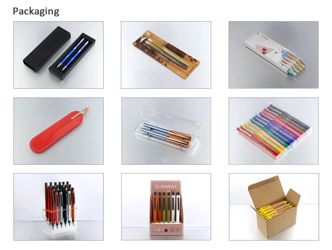 Wholesale Office Supply Stationery Promotion Customized Logo Plastic Gift Ballpoint Ball Pens