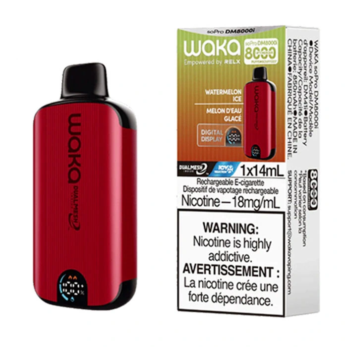 Popular Vape Shop Kz Waka Sopro Dm8000I Disposable Vape E Cig with Personalized Vape Branding Logo Form China Vaping Device Pod