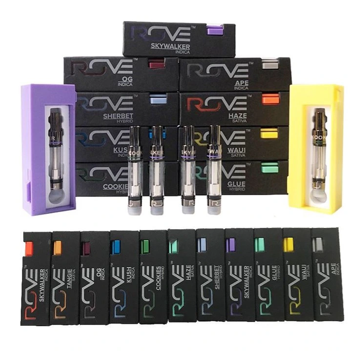 Wholesale Rove Vape Cart Cartridges Ceramic Coil Atomizers Vapes Carts 0.8ml 1ml