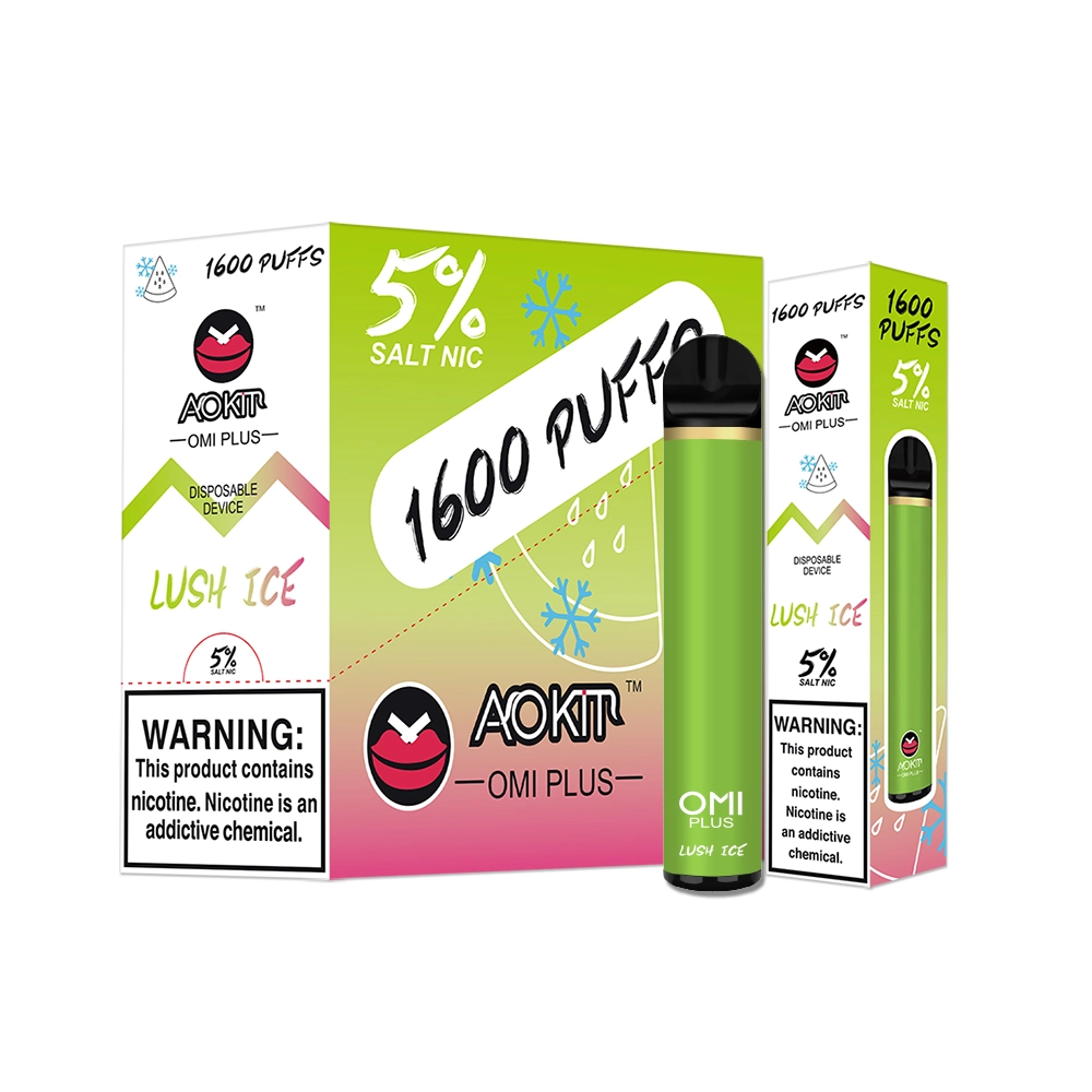 Aokit Plus 1600puffs Disposable Vape Pen 4.5ml *** Atomizer Pot 0%/2%/3%/5% *** Content