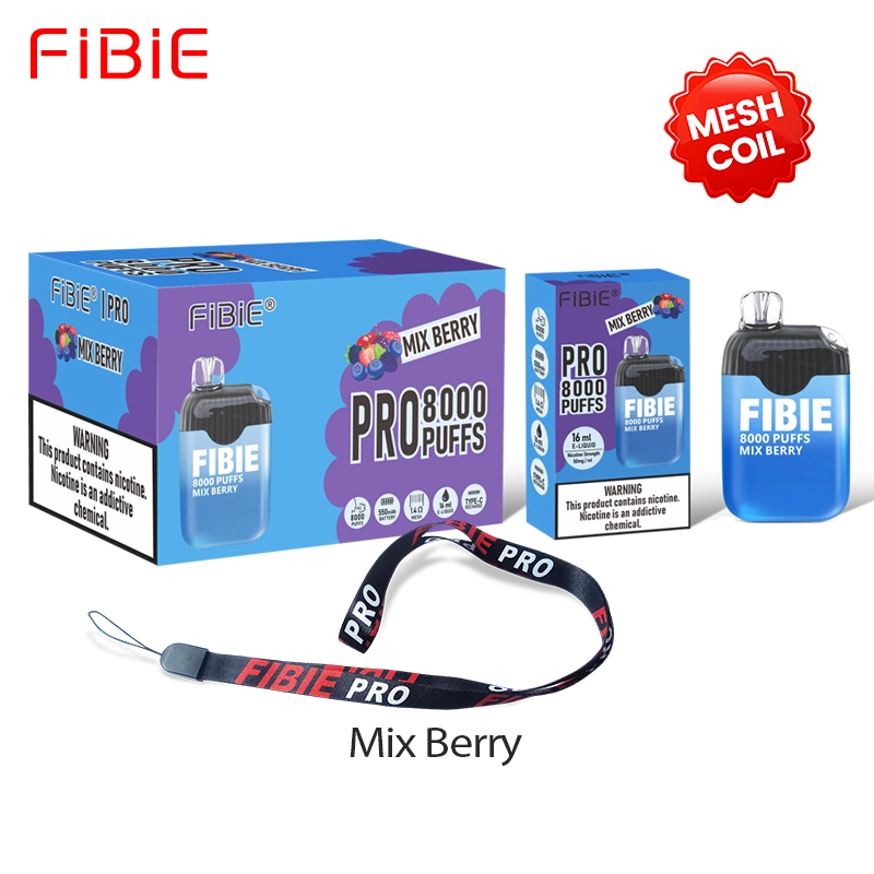 Fibie Wholesale Vape 8000puffs Elf Mini E-Cigarette 10 Flavors Disposable Vaporizer Bar Pod