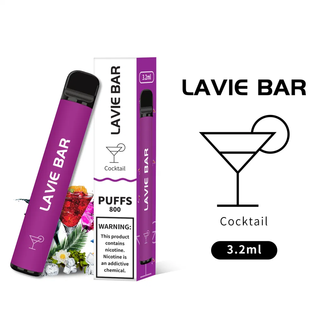 800 Puffs Disposable Vape Pen with Fruit Flavors