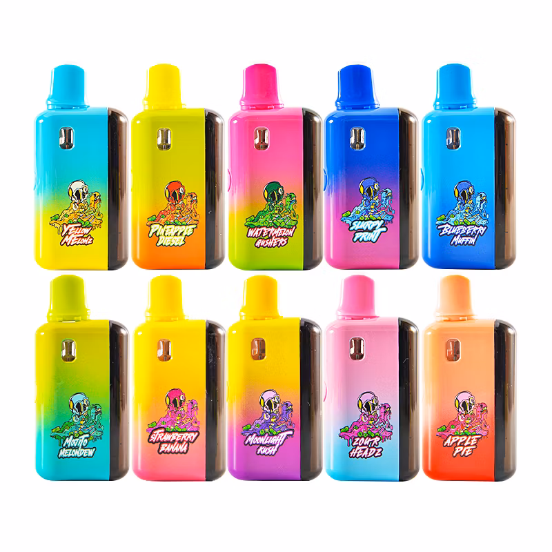German Stock Gas House X Packwoods LED Empty 2g Disposable Vape Carts Live Resin Vapes