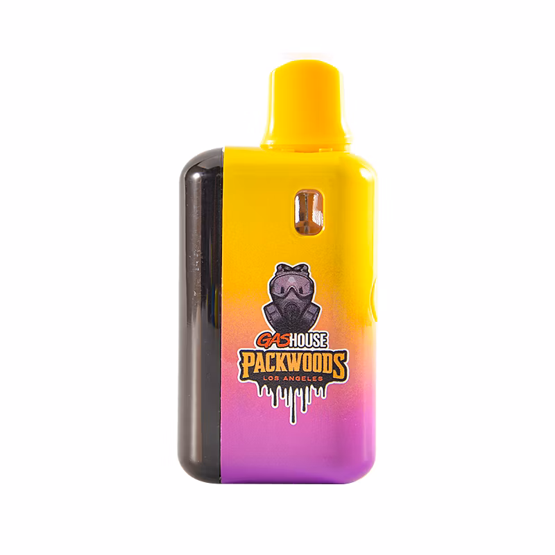 German Stock Gas House X Packwoods LED Empty 2g Disposable Vape Carts Live Resin Vapes