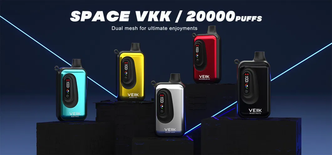 Wholesale E Liquid Refilled Pod Cigarette Smart Screen Oil &amp; Power Display Vapor Digital Box 20000 Puffs Tornado Rechargeable Battery Disposable Vape