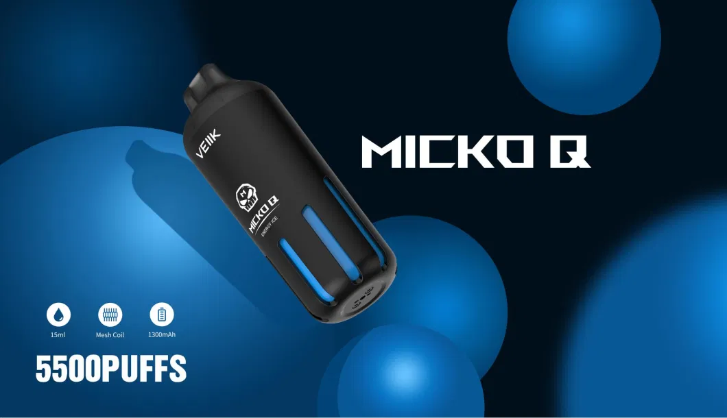 Original Disposable Vape Veiik Micko Q 5500puffs Vaporizer for Wholesale