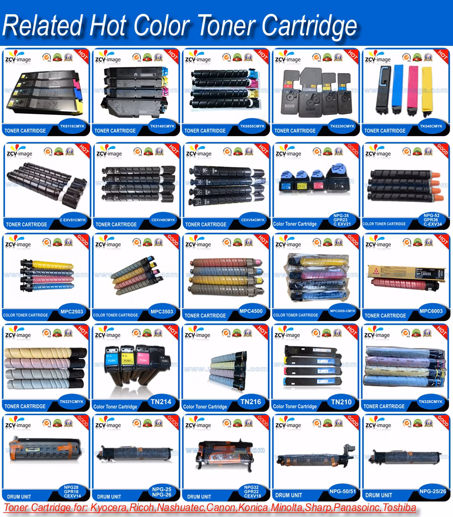 Ricoh Color Original Toner Cartridge MP2503 for Aficio Mpc2503/2003/3003 High Quality