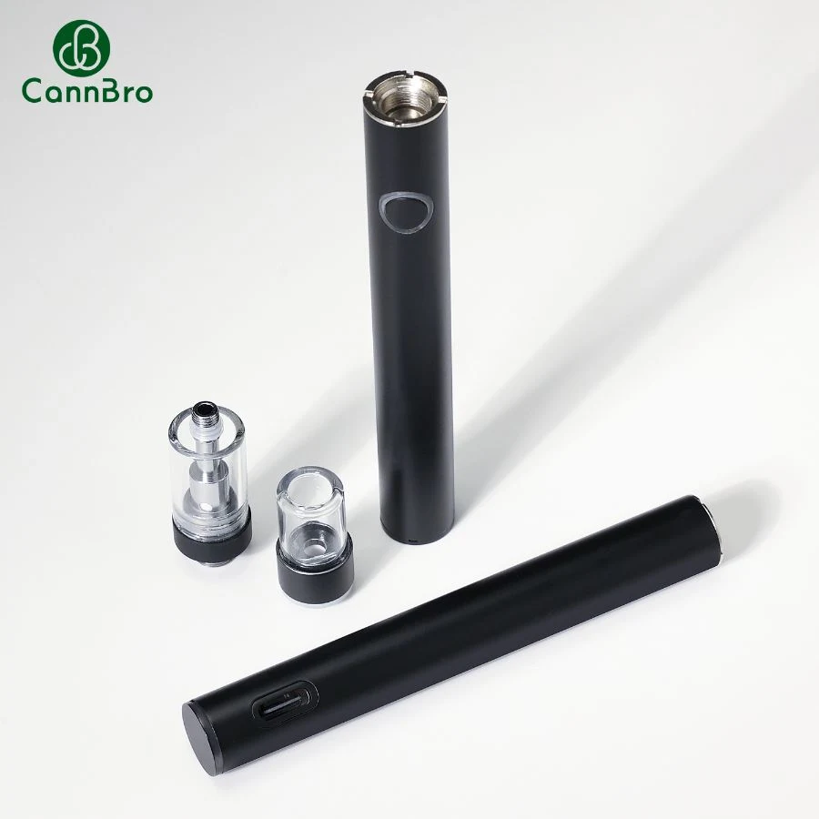 Cannbro Custom Wholesale Wax 510 T Packwoods Dabwoods 0.5ml 1ml 2ml All Glass Tko Disposable Packaging Distillate Thick Oil Empty Vape Pen Cartridge