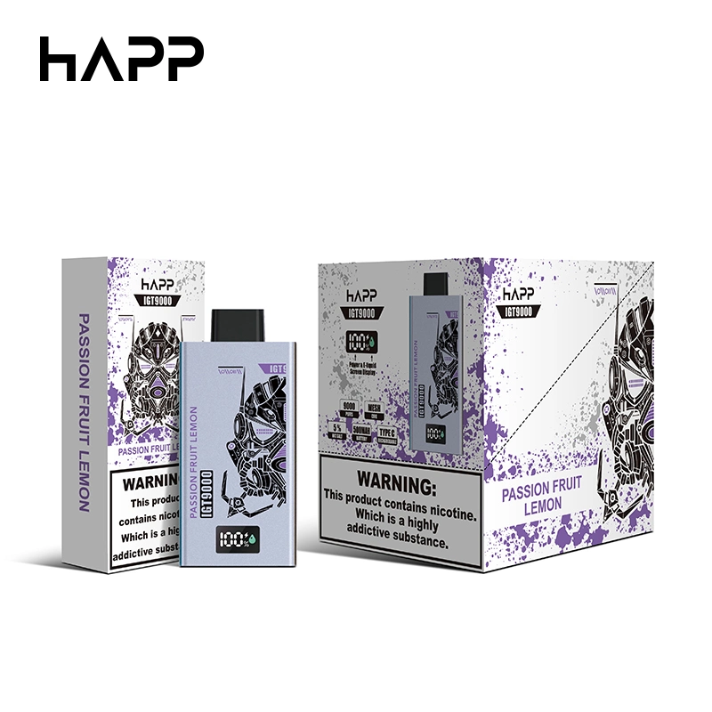 Mint, Tobacco, Blueberry, Strawberry, Mango Flavors 5% Salt Nic E Cigarette Disposable