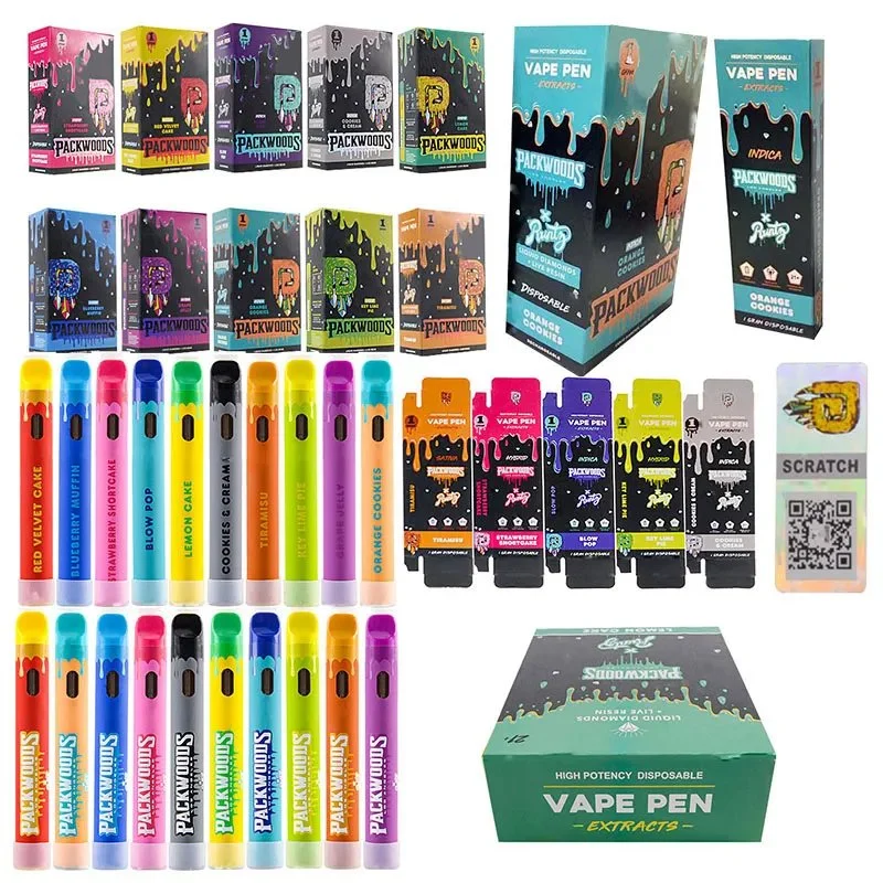 Packman Gen 3 LED Screen Disposable Vape Pen 2g Empty Disposable Vaporizer Device Pod 2000mg 2 Gram with 10 Flavors Packaging