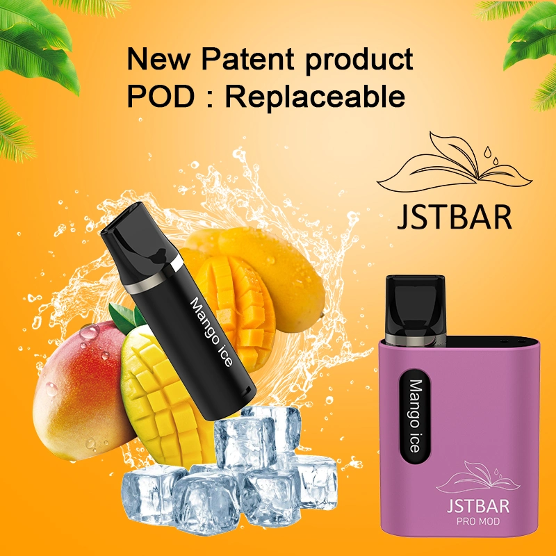 2023 New Vape Barjst Fruit Flavors 600 Puffs Replaceable Pod PRO Mod 0% 2% 3% 5% Nicotine Disposable Vapr Pen Vaporizer Vapor Vaper Vaping E Vaper Supplier