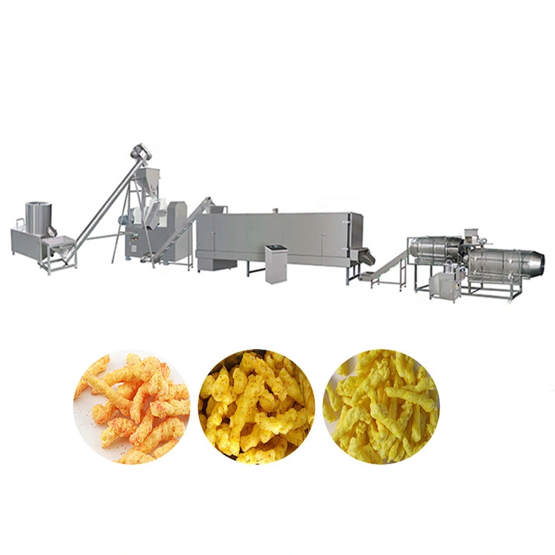 Sweet Corn Puff Machine Popcorn Kurkure Machine Kurkure Production Line Nik Naks Snack Machine