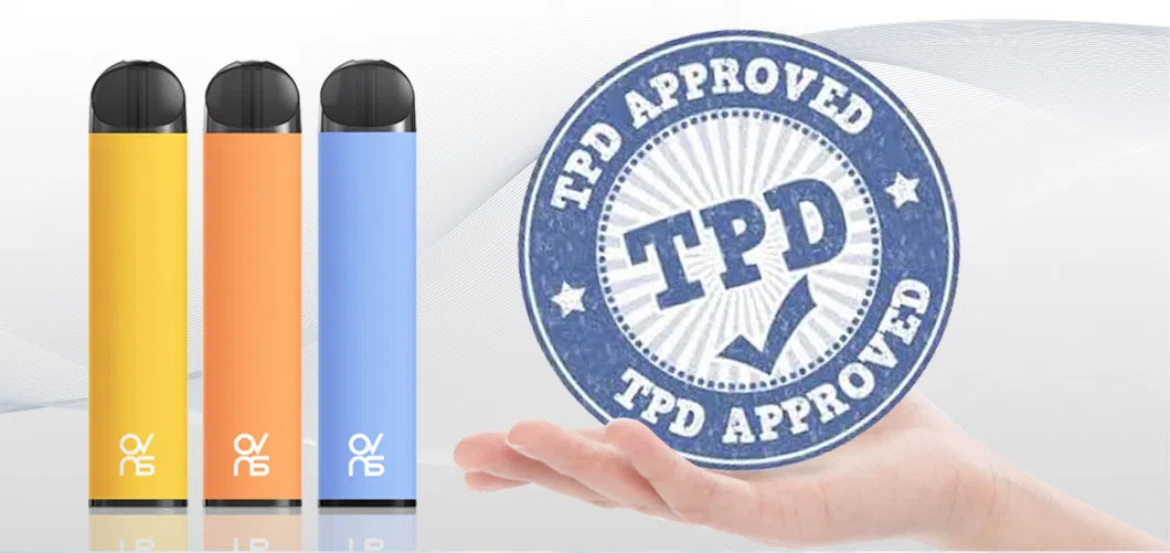 2022 Shenzhen Best 600puffs Tpd Disposable Vaporizer for EU Market Competitive OEM Disposable E-Cigarette Ovns Alexander Wholesale Disposable Vape