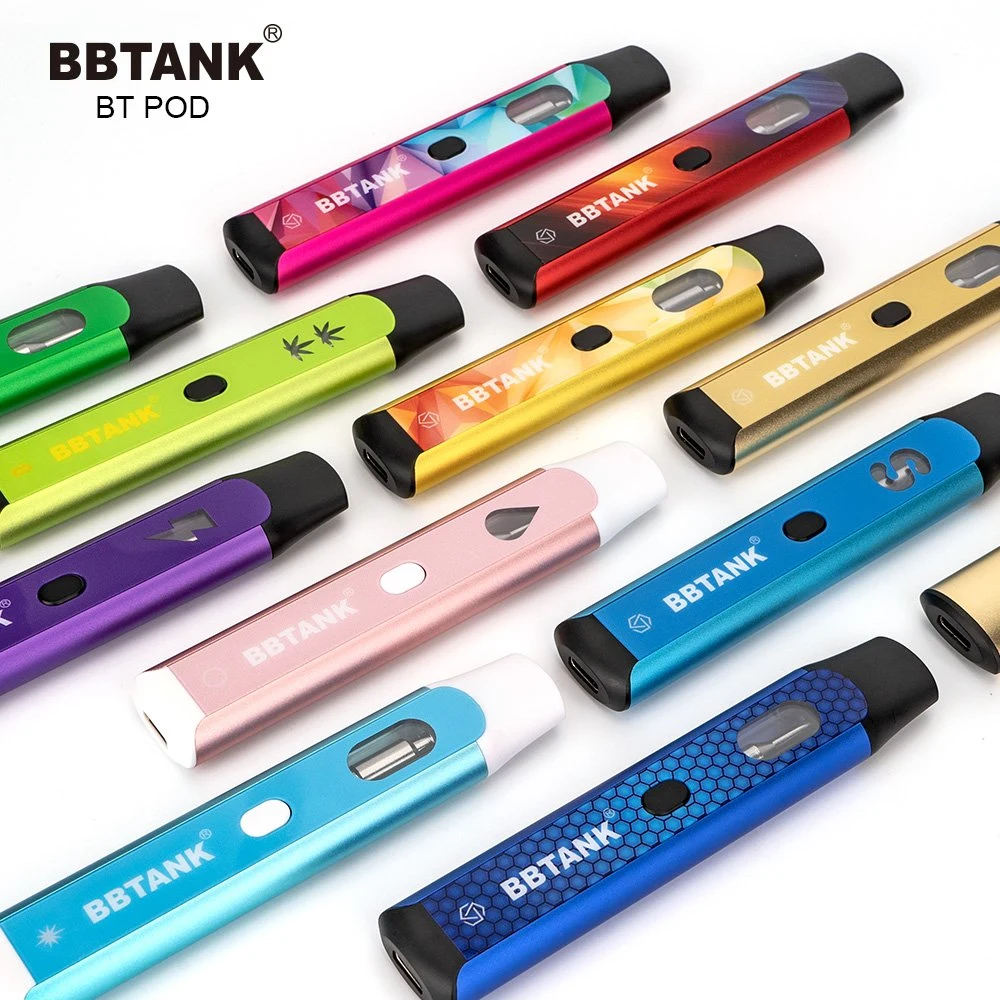 Bbtank in Pod 2ml Disposable Oil Vaporizer Preheat Vape Pen 2g Rechargeable Vapes 2ml Vape Starter Kit