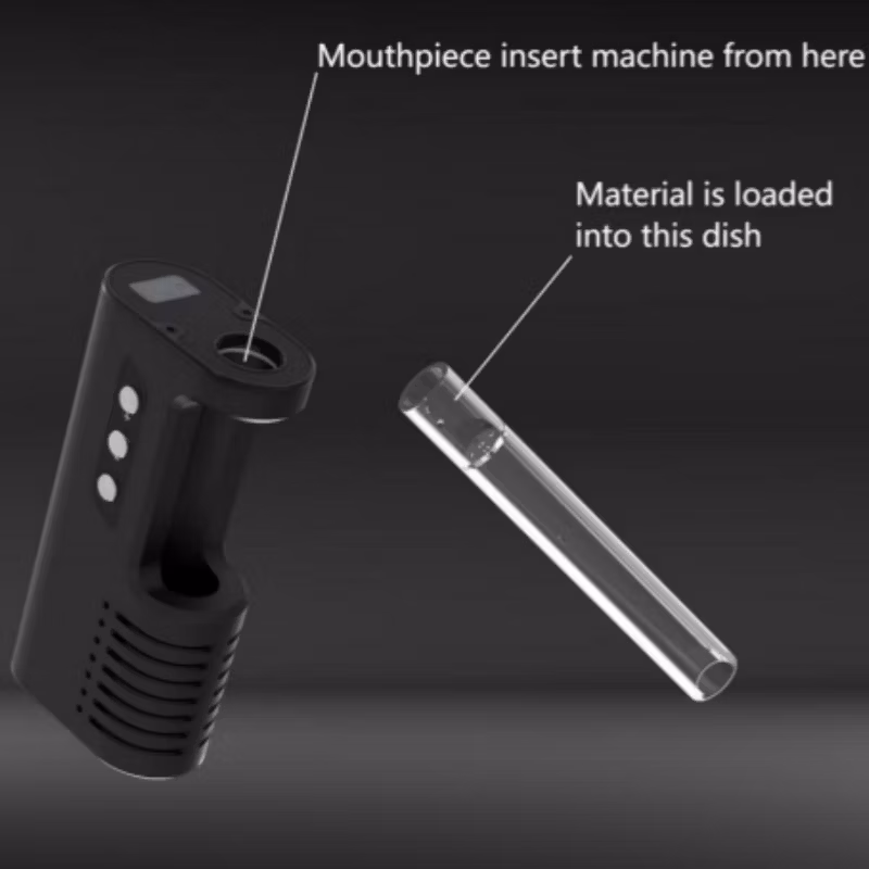 Wholesale Portable Best vaporizer Combo Personal Hidden Grinder Portable Kit for Dry Herb Wax Vaporizer