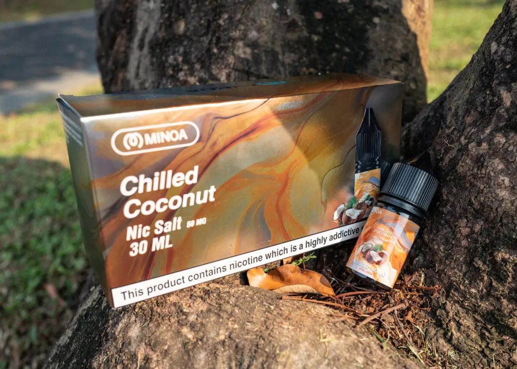 Minoa Throat Additive Peach Passion Fruit Flavor by Insane Juice Nicotine Salt E Juice E-Liquid Vape Vaping Nic Salt Juice for Vape Pod Electronic Cigarettes