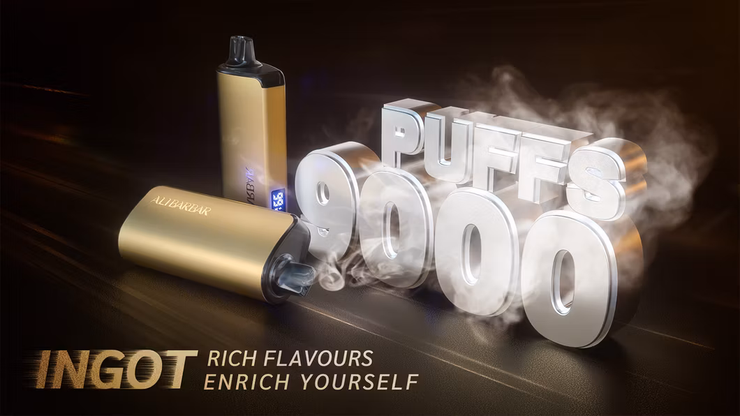 Alibarbar Ingot 9000 Puff Rich Wholesale I Vape Cheap Price Disposable Flavor