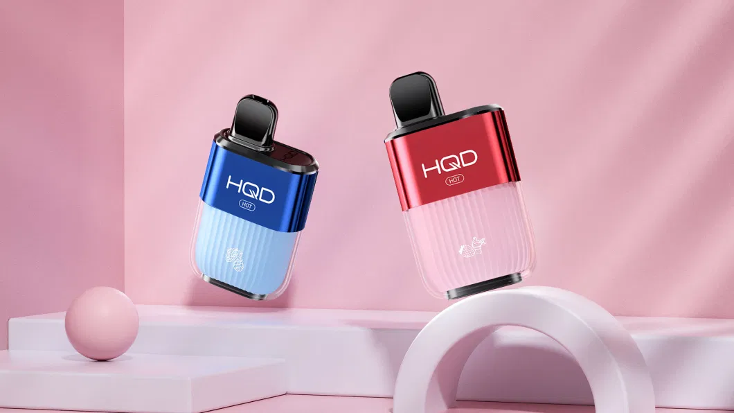 Hqd Hot Disposable Vape Pod 5000 Puffs Big Puffs E-Liquid 5% Nicotine Salt Starter Kit Tobacco Taste Vaporizers Quit Smoking Fruit Flavor America