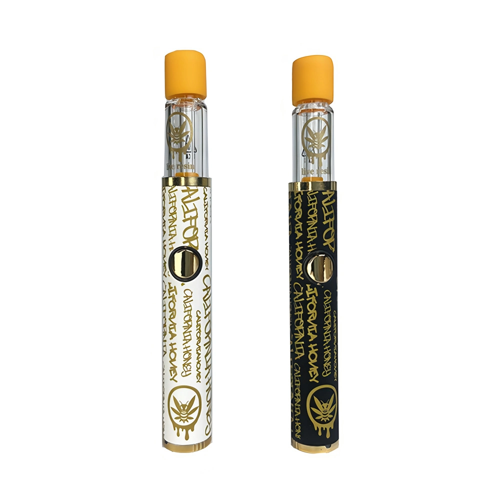 Wholesale Empty California Honey All Full Glass Diposable Vape Pen Vaporizer 1ml 1.0ml 1000mg 1g Ceramic Coil CB.D Th.C Delt.a 8 Extracts Starter Kit with Lead