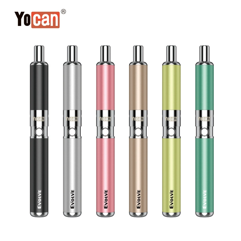 Yocan Evolve-D E Cigarette Kit Dry Herb Vaporizers Dual Coil 1100mAh Vape Pen Kits Herbal Vaporizer 100% Authentic