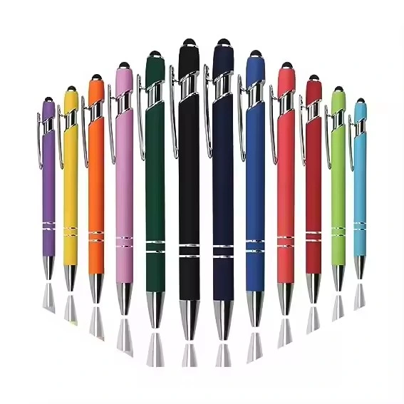 Custom Personalized Metal Custom Ballpoint Stylus Pen High Quality Ballpoint Pens That Writes Smoothly