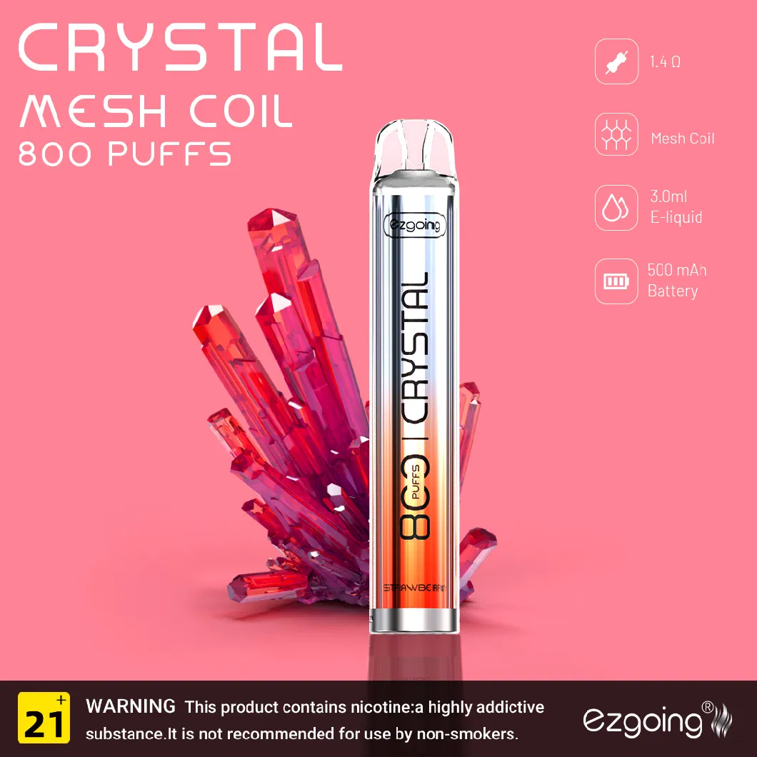 Ezgoing 800 Puffs Factory Bars Direct Sale Vapes Big Disposable Elf Vape Pen Nicotine Free 2% Juice Vaporizer Flavored E Cigarette