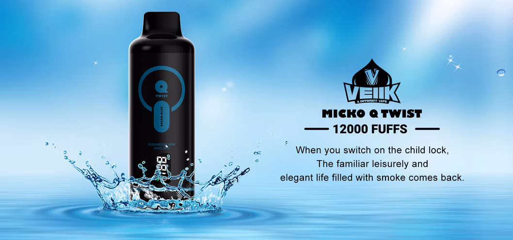 Veiik Micko Q Twist Portable 12K 12000 Puffs Elf Nasty Factory Vaper Wholesale I Empty Wape Shisha Hookah Bar Disposable Vape