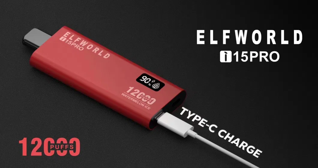 Wholesale Disposable Vape Pen Custom Logo Elfworld I15 12000puff New Flavors