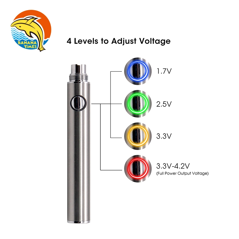 Wholesale Price Customized 510 Vaping Pen Battery 400mAh 650mAh Variable Voltage 510 Thread Vape Batteries with Dual USB-C Ports