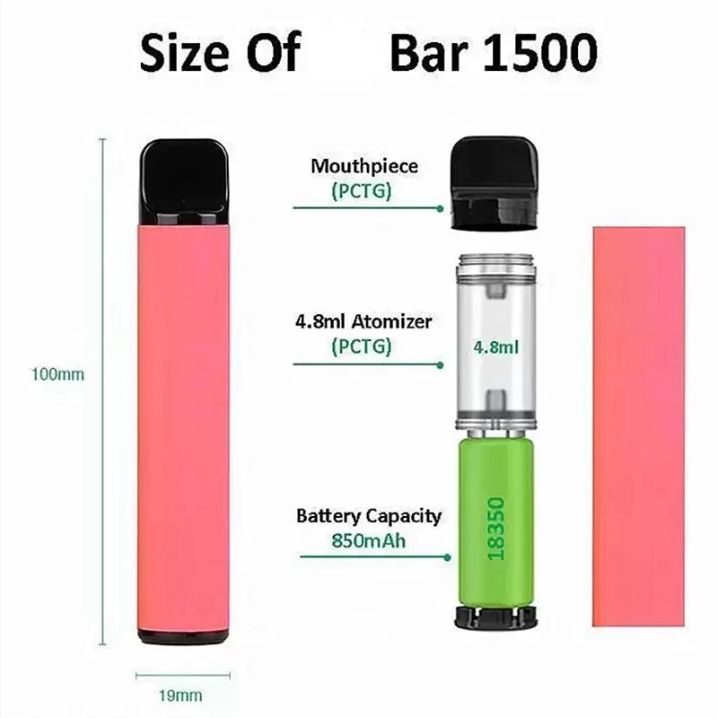 2022 Elfbar 600 Puffs Disposable E Cigarettes Vape Pen 2% 1.3ml Pre-Filled Cartridge Pods 550mAh Battery Portable Vaporizer