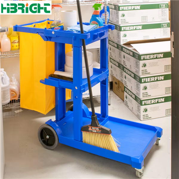 Multi-Purpose Hotel Cleaning Housekeeping Cart