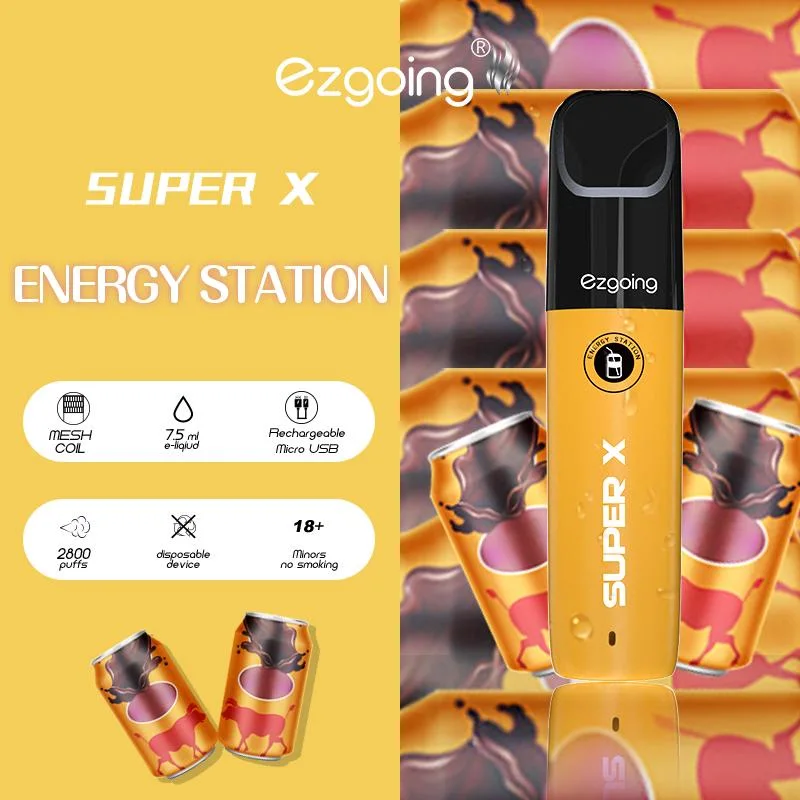 Ezgoing Vape China Factory Wholesale High-Quality New Disposable Vape for Adults 2800puff