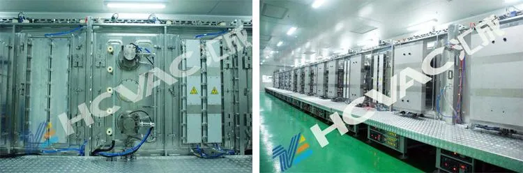 Hcvac Continuous Glass Metallic Reflective Film Inline Magnetron Sputtering PVD Coating Line Machine