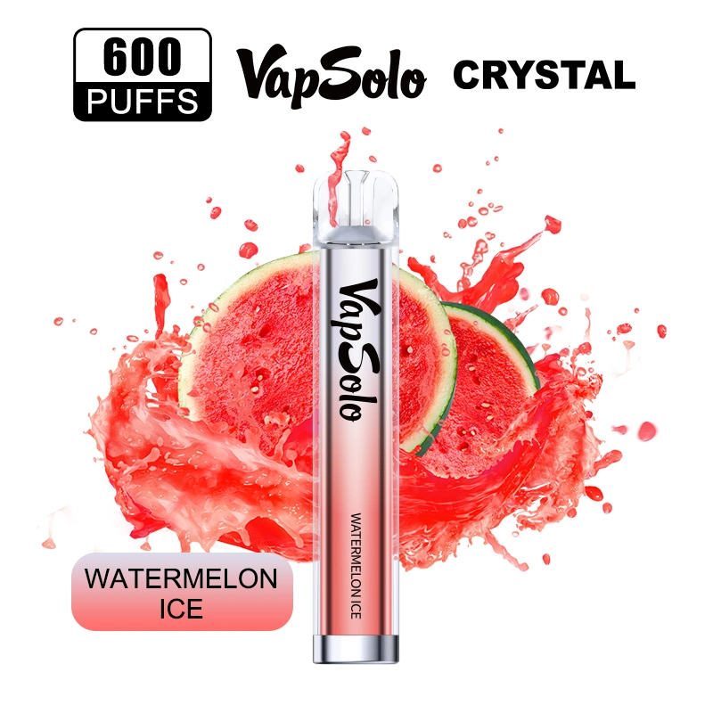 Vapsolo Crystal Bar Disposable Vape Elfbar 600 Puffs Smoke Vape E Cigarette Crystal Finish Portable Vape Pen Starter Kit