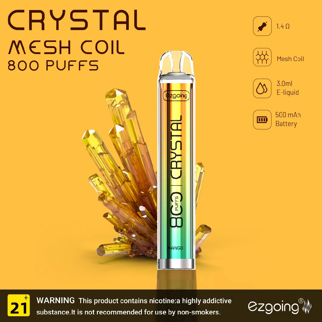 Ezgoing 800 Puffs Factory Bars Direct Sale Vapes Big Disposable Elf Vape Pen Nicotine Free 2% Juice Vaporizer Flavored E Cigarette